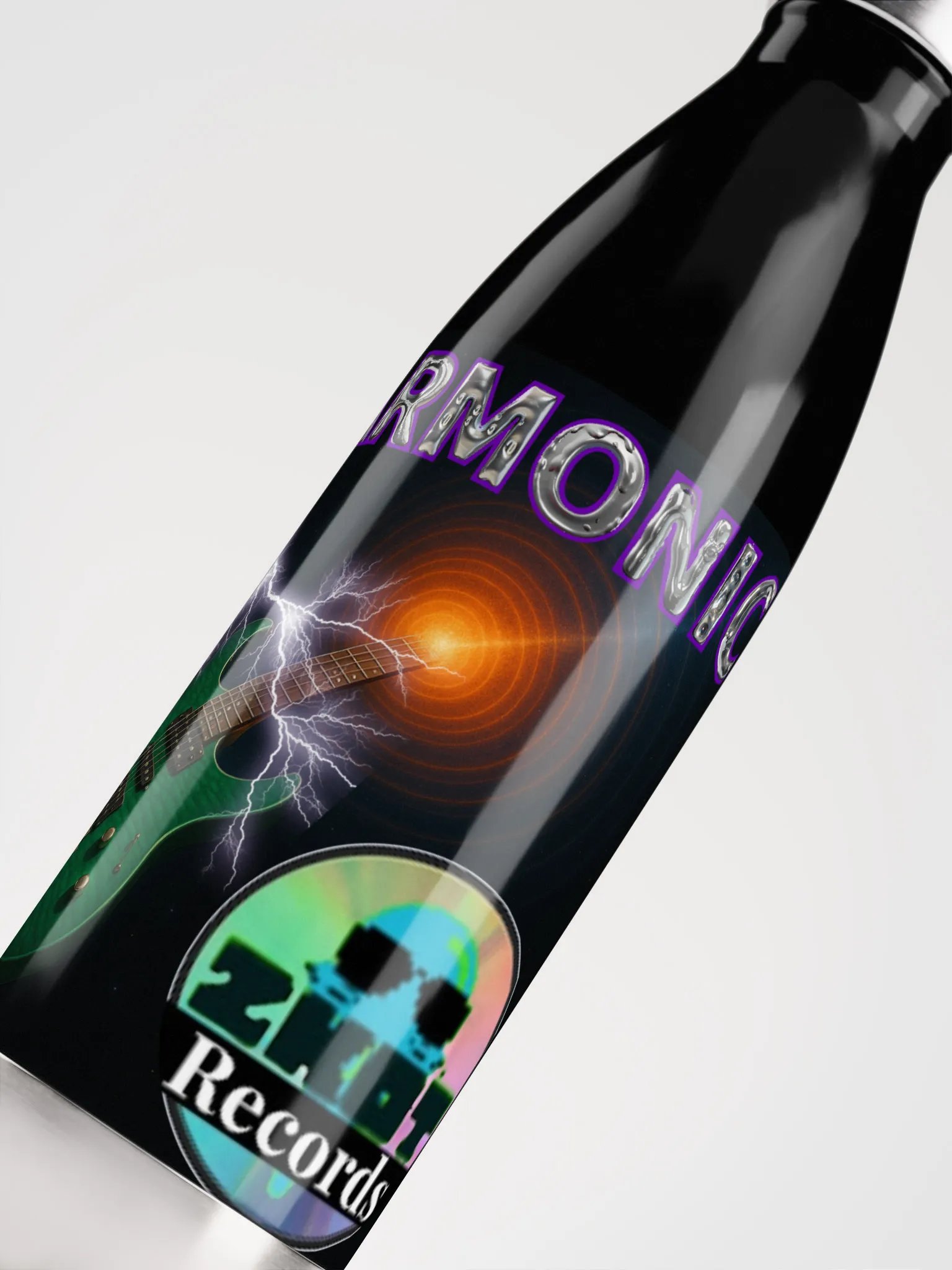 Harmonic Album Cover Stainless Steel Water Bottle - Show Your Support - Drinkware product image (10)