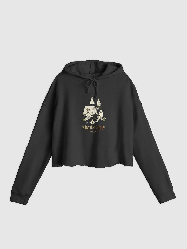 Night Camp Women's Cropped Hoodie product image (1)