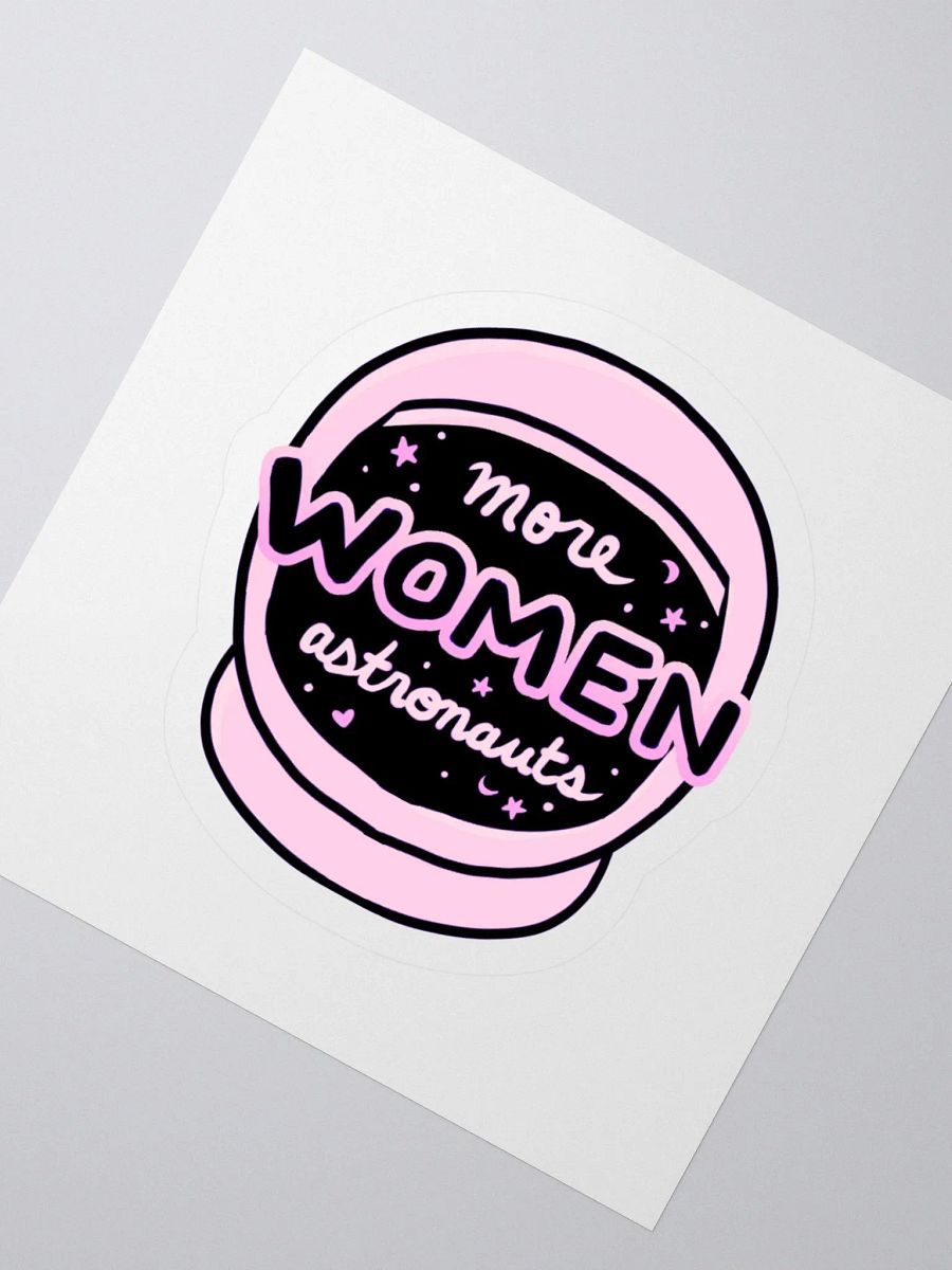More Women Astronauts Sticker - Pink product image (2)