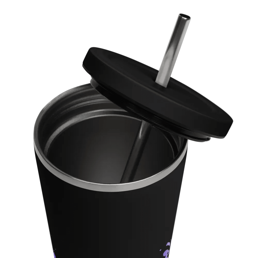 Born to Dance Vibrant Beats His Silhouette Insulated Tumbler product image (52)