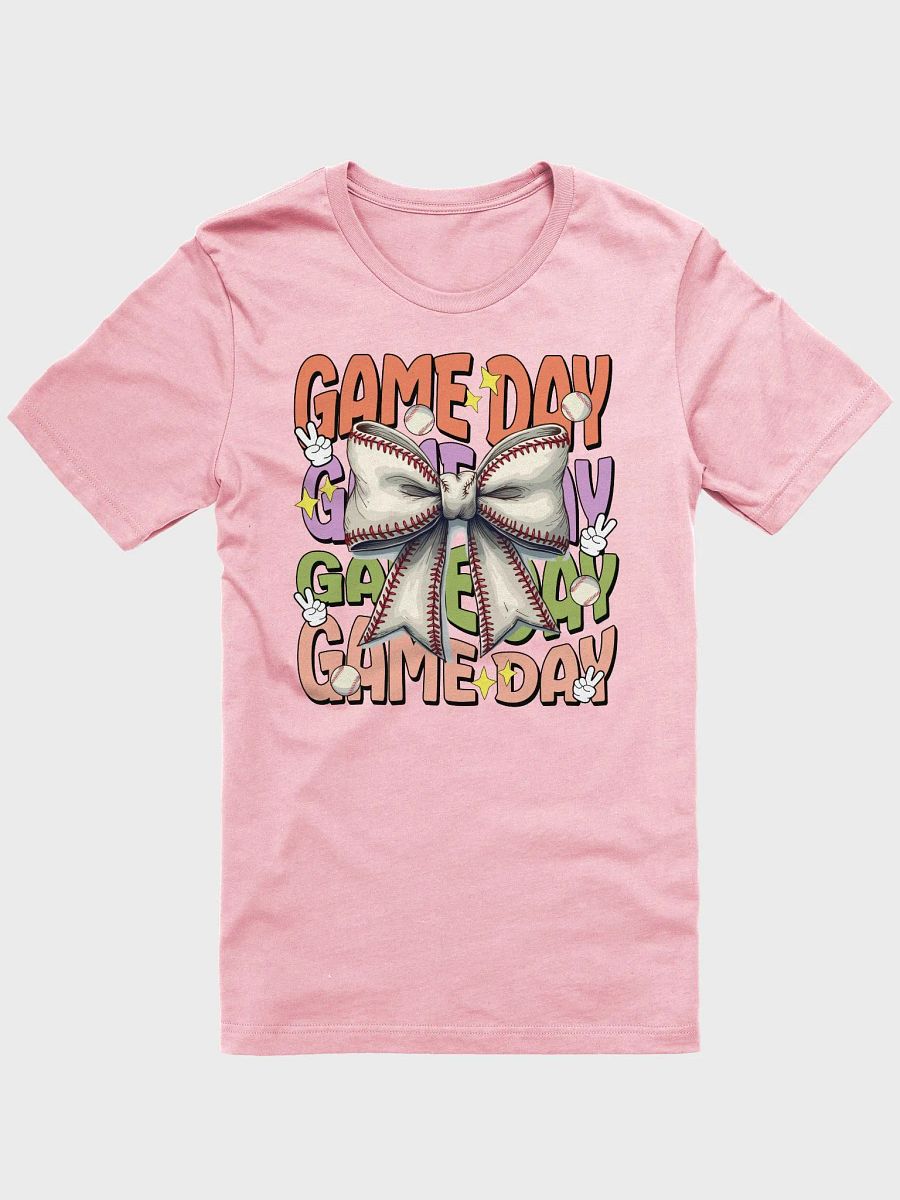 Game Day Bow Baseball Bliss T-Shirt product image (22)