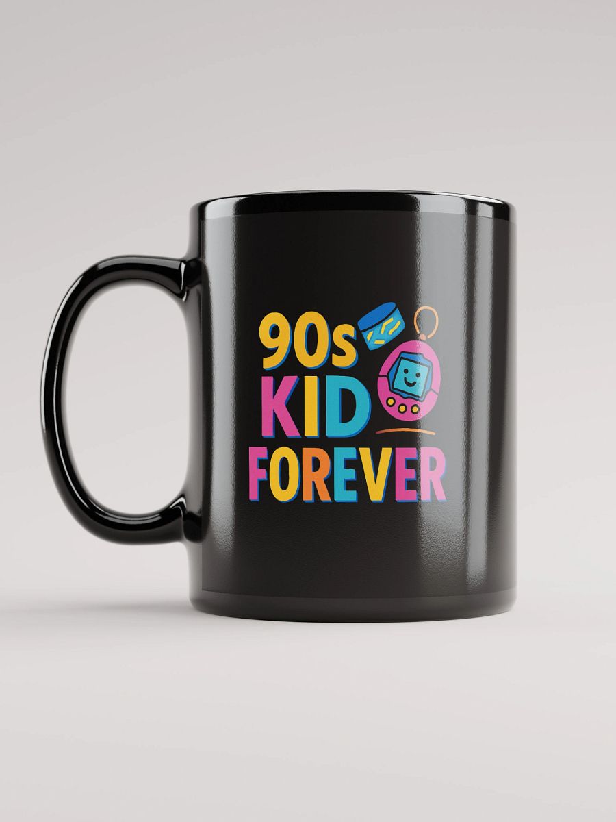 90s Kid Forever Black Glossy Mug product image (8)