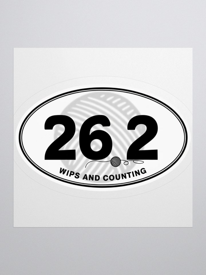 26.2 WIPs and Counting – Hooker Mom™ Sticker product image (2)