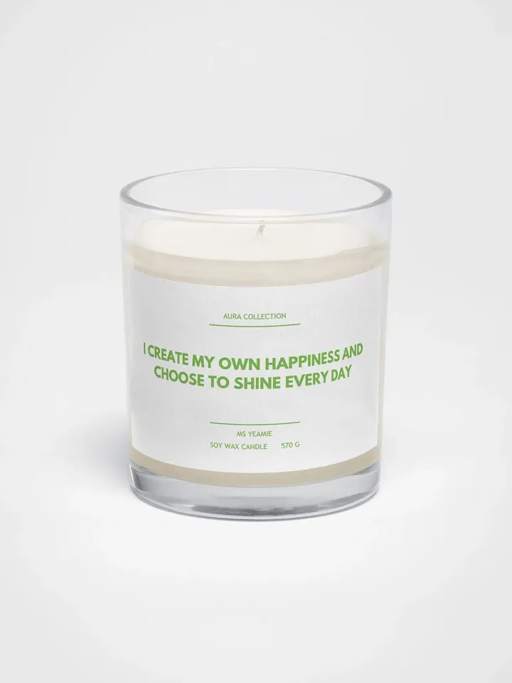 AURA COLLECTION Soy Wax Candle: Create Your Own Happiness product image (1)