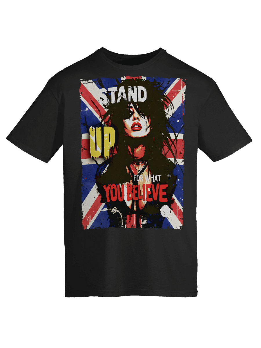 Stand Up For What You Believe - UK Flag - Street Art Rebellious Graphic Tee product image (25)