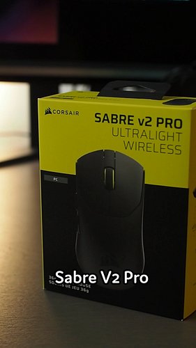 [ad] 
i just upgraded my main PC peripherals!! my new mouse is the Sabre V2 Pro Ultralight Wireless mouse from @corsair 🐁 sym...