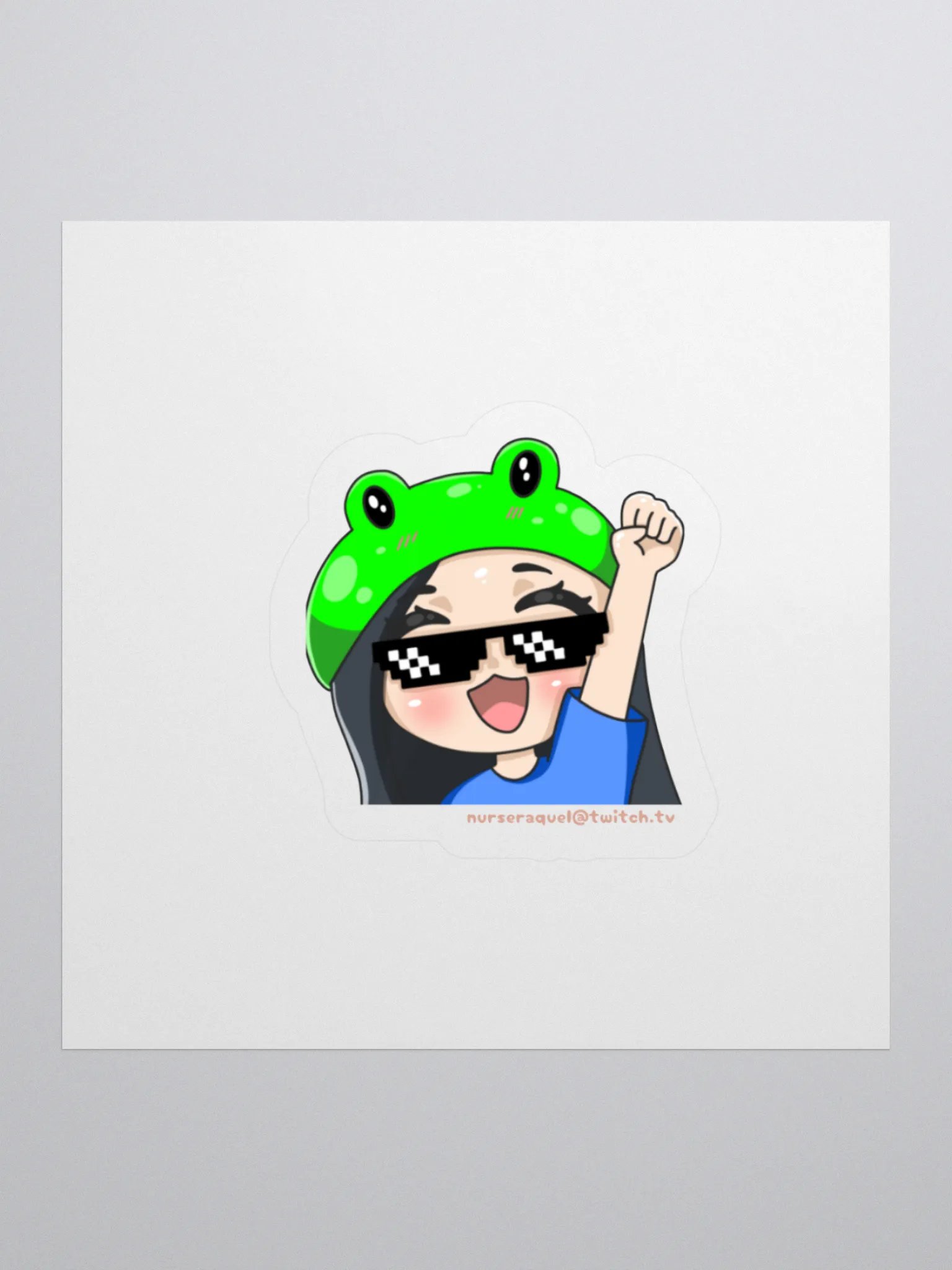 nursefrogy hype sticker product image (1)