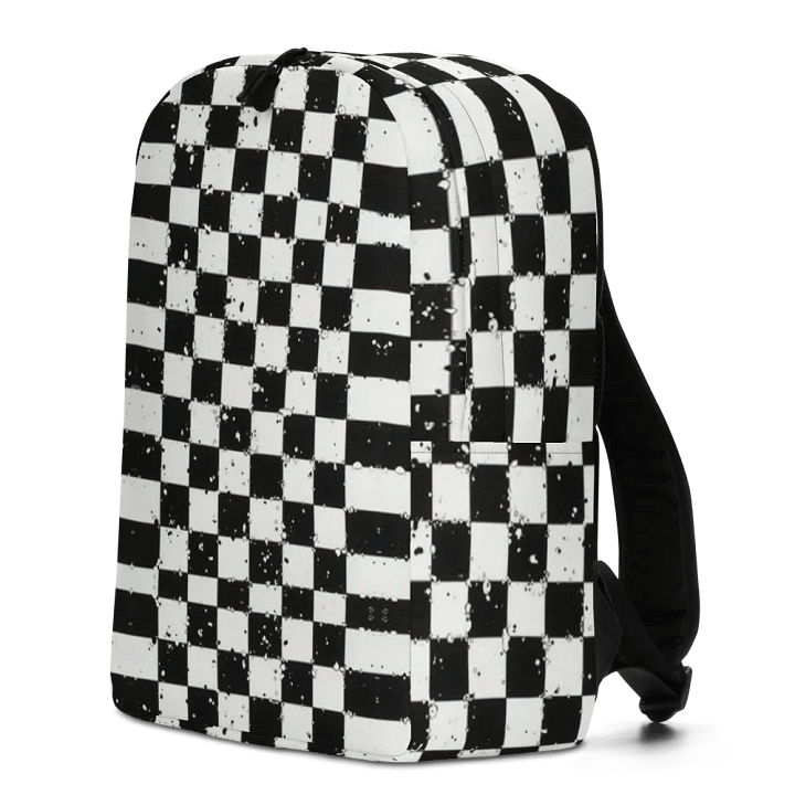 Distorted Monochrome Wave Backpack product image (2)
