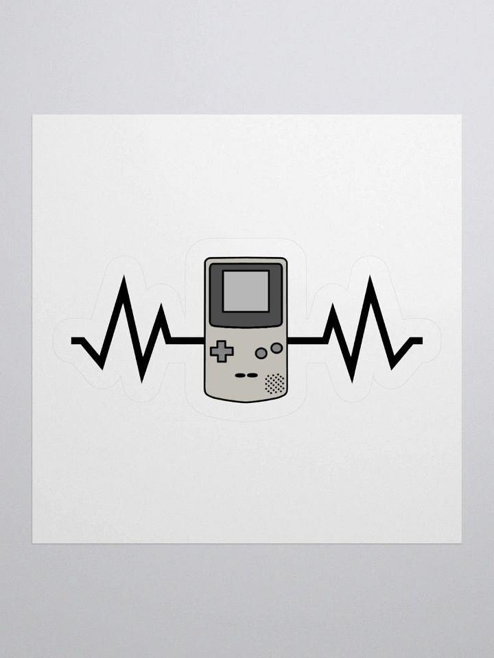 Gamer Pulse Gameboy Sticker product image (1)