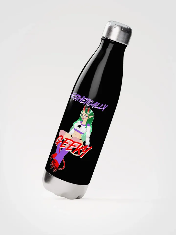 Aesthetically Geeky Demon Water Bottle product image (2)