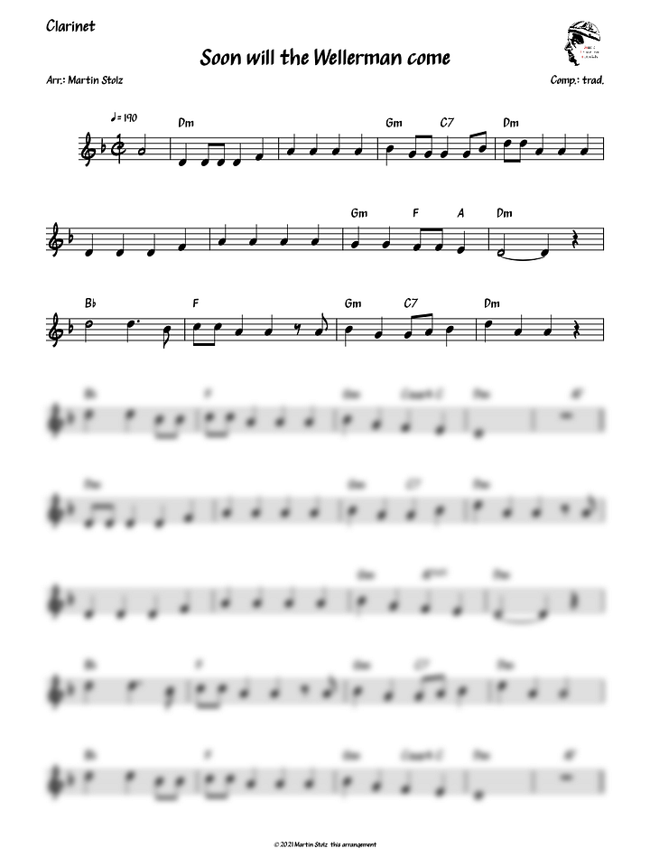 Wellerman - Sea Shanty for Clarinet product image (2)
