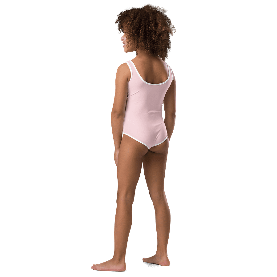 Ballerina Cappuccina watercolor design – Kid Girl Swimsuit product image (3)
