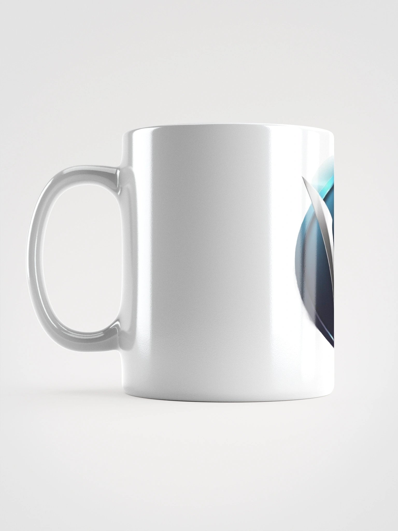 Futuristic V-Logo Ceramic Mug - Exclusive Design, Perfect Gift for Tech Lovers product image (6)