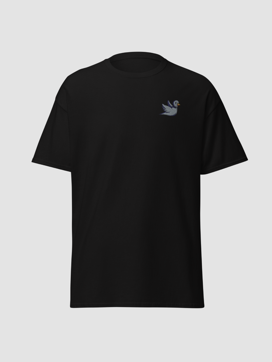 Pigeon Embroidered T-shirt | Art by Duck product image (3)
