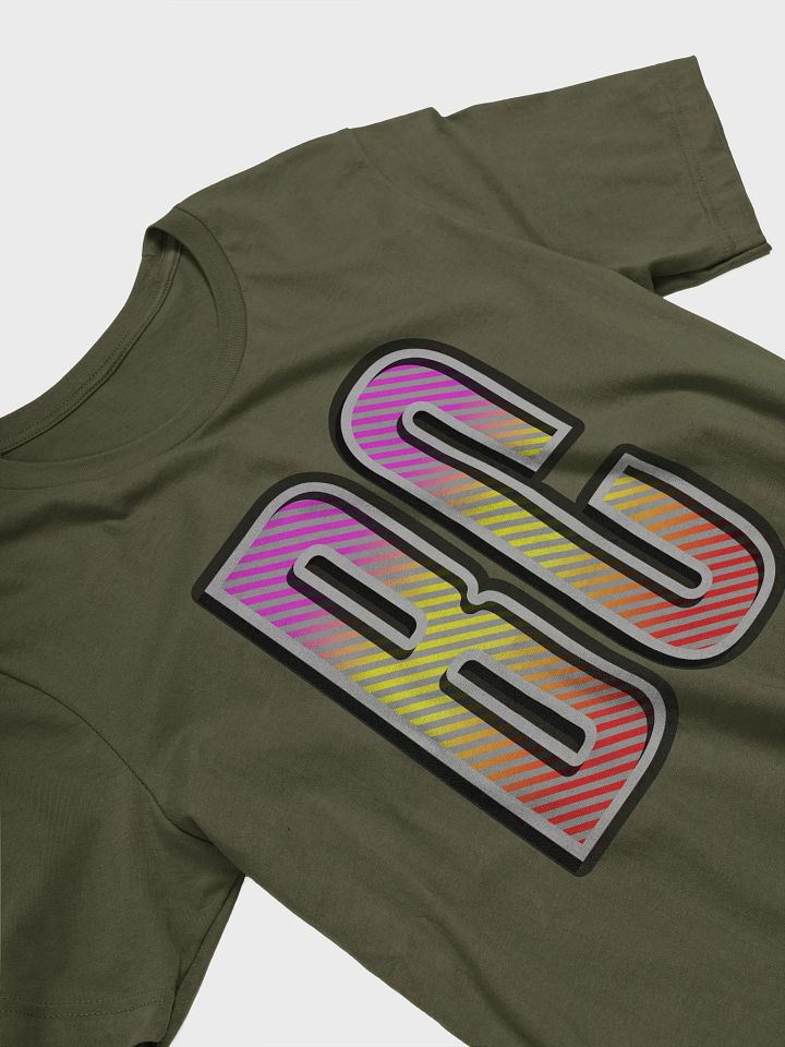 BC British Colombia Bold Gradient Block Letters T-Shirt product image (14)