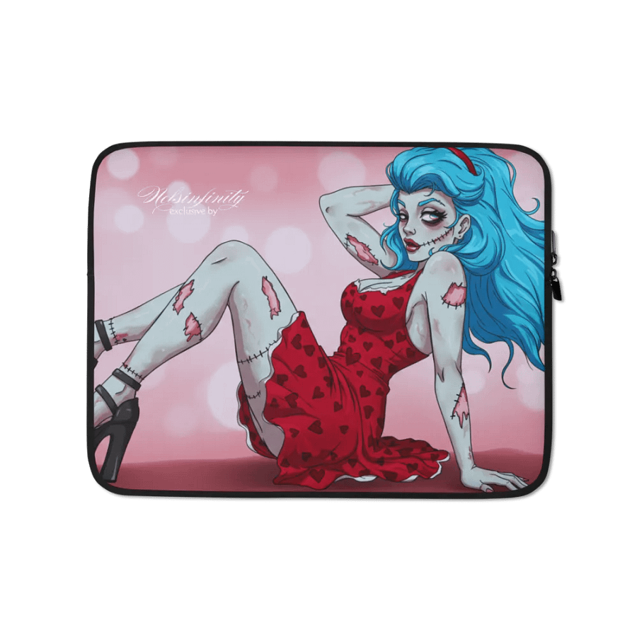 V4 Zombie Pinup Laptop Sleeve product image (1)