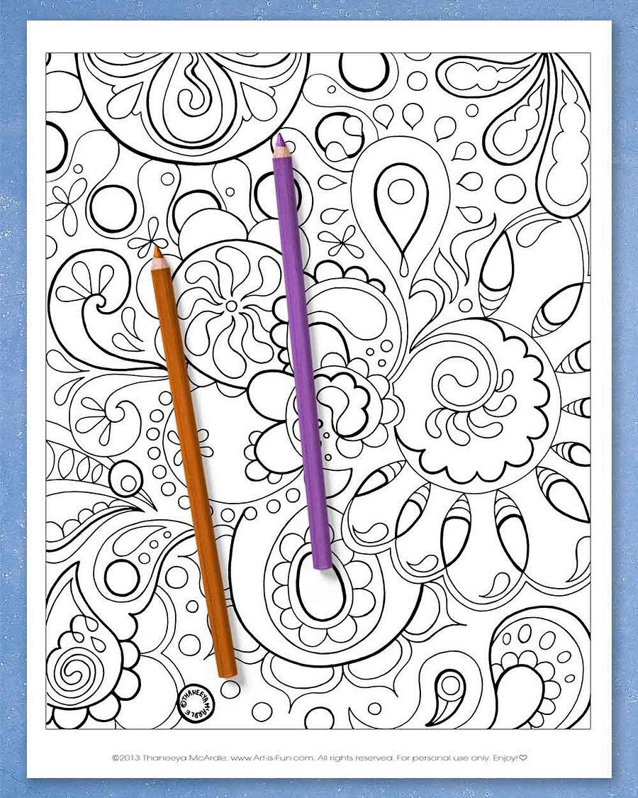 Abstract Coloring Pages product image (6)