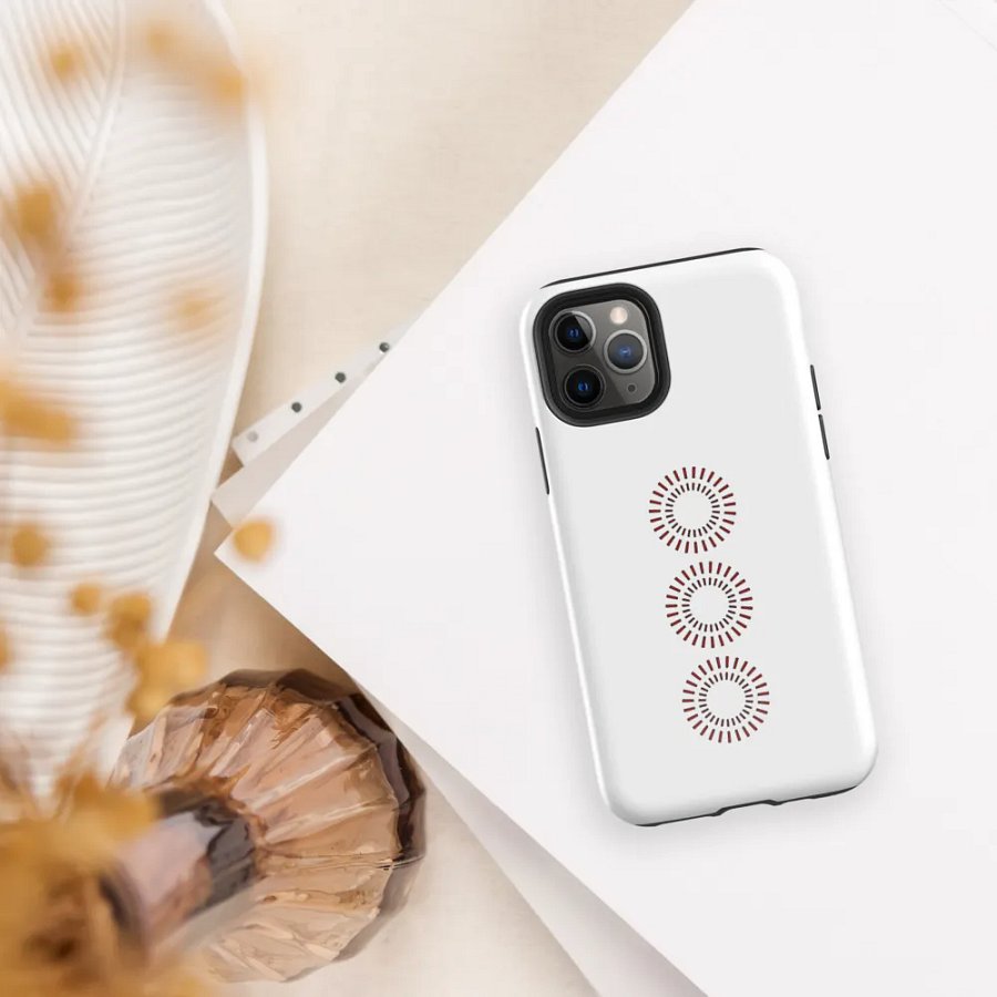 Red Circle Tough Case for iPhone® product image (56)