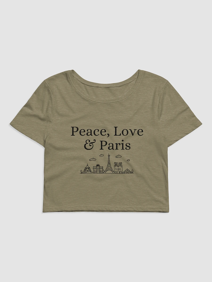 Peace, Love and Paris with Monuments Muse Crop Tee product image (2)