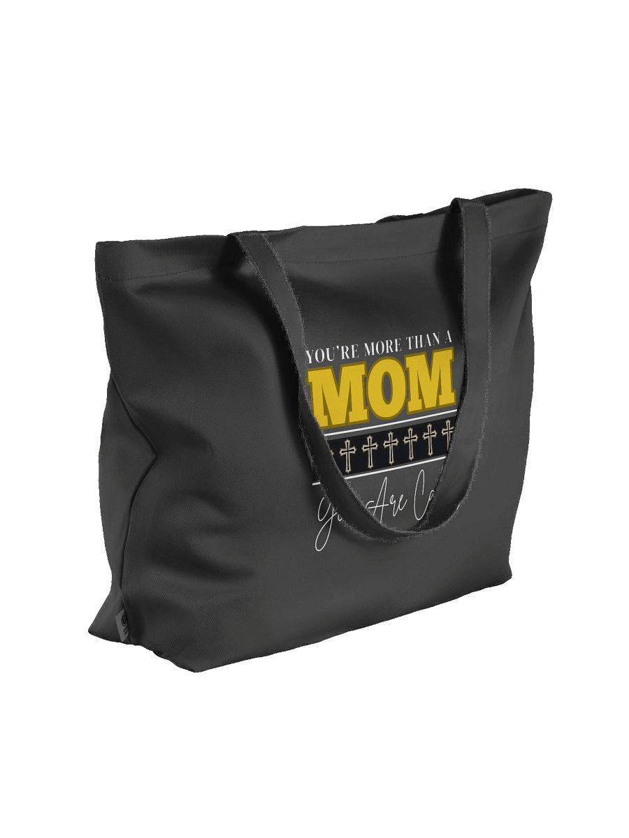 You`re More Than A MOM - You Are Called | Christian Mom Organic Tote Bag | Faith-Based Gift for Moms product image (3)