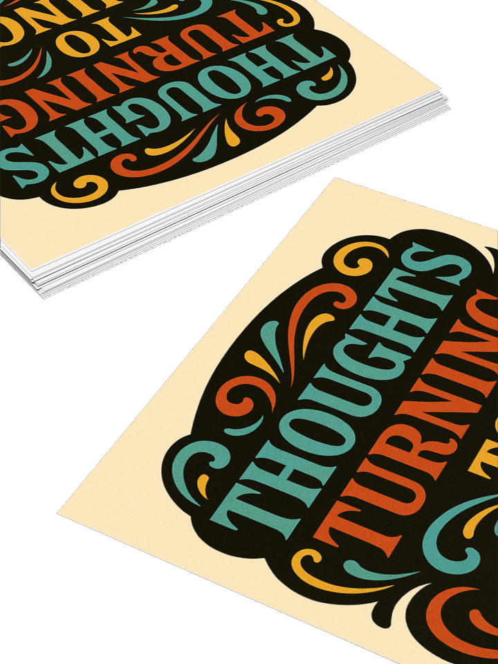 Thoughts to Things Sticker product image (2)