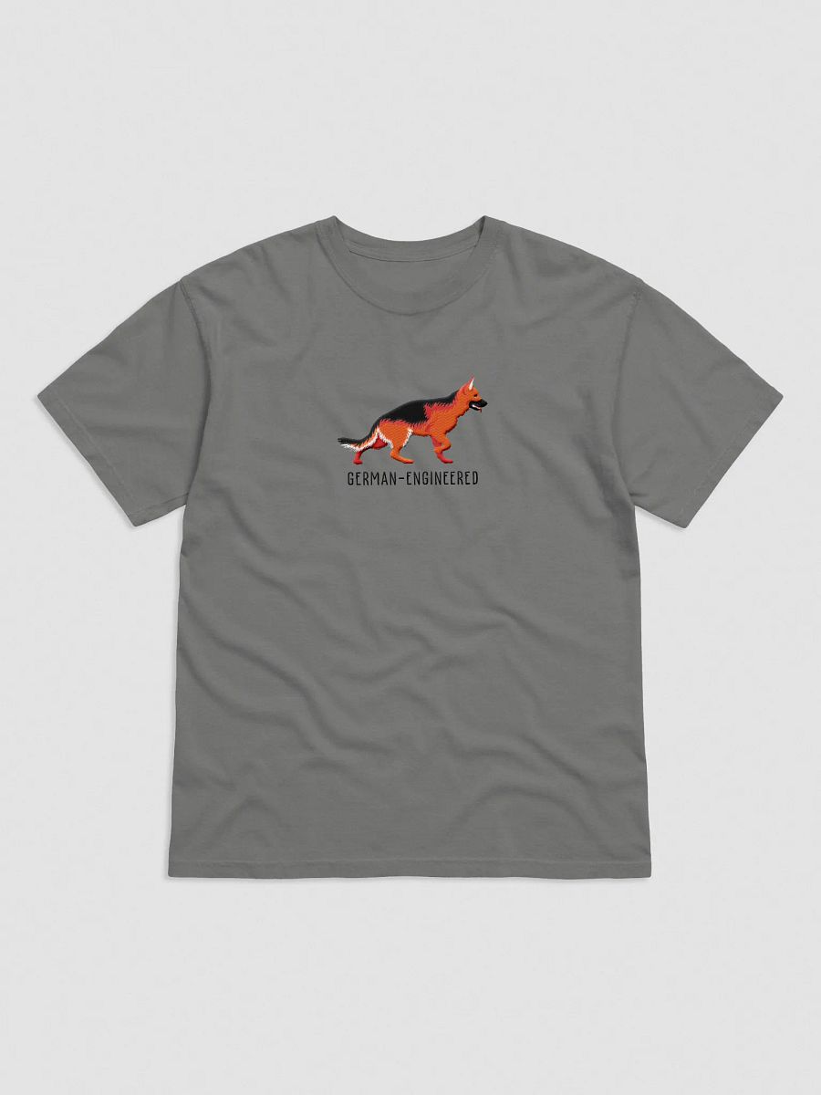 German-Engineered T-Shirt(Embroidered) of a German Shepherd(Red & Black) product image (4)