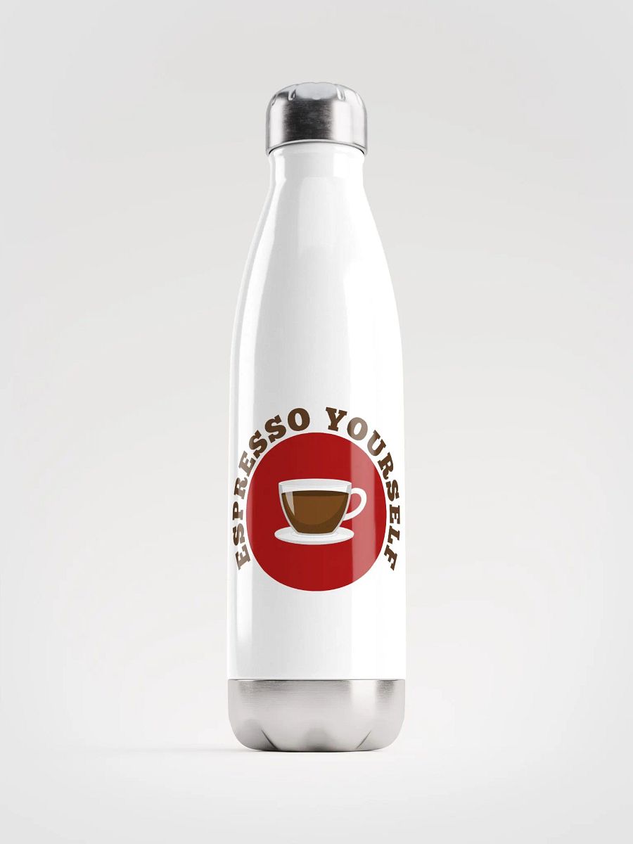 Espresso Yourself Stainless Steel Water Bottle product image (1)