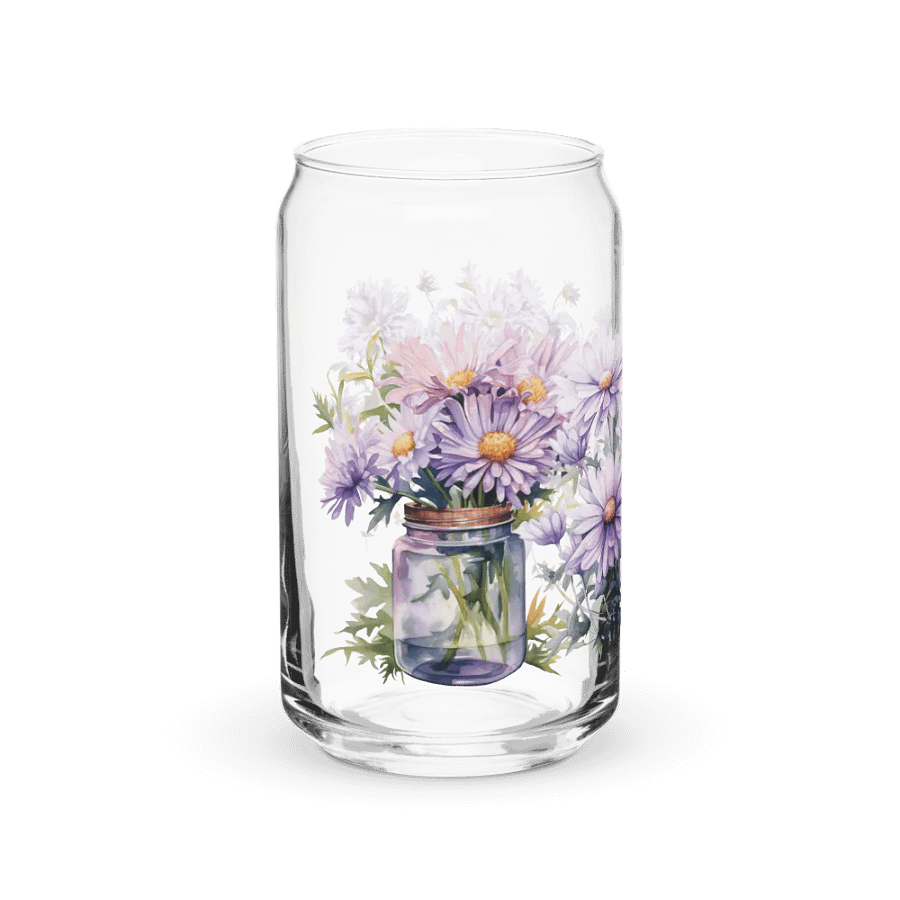 Daisy Delight Glass Can Sipper product image (4)