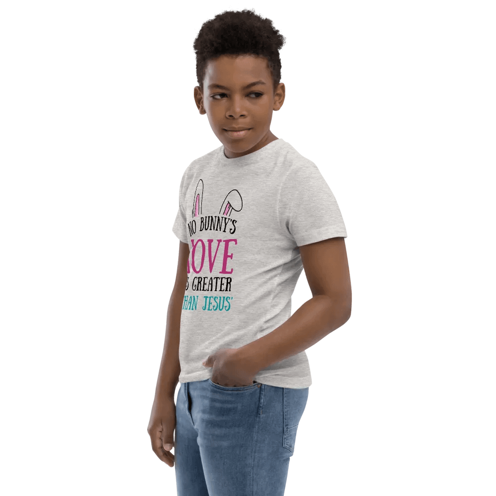 No Bunny's Love is Greater Than Jesus Kids T-Shirt product image (5)