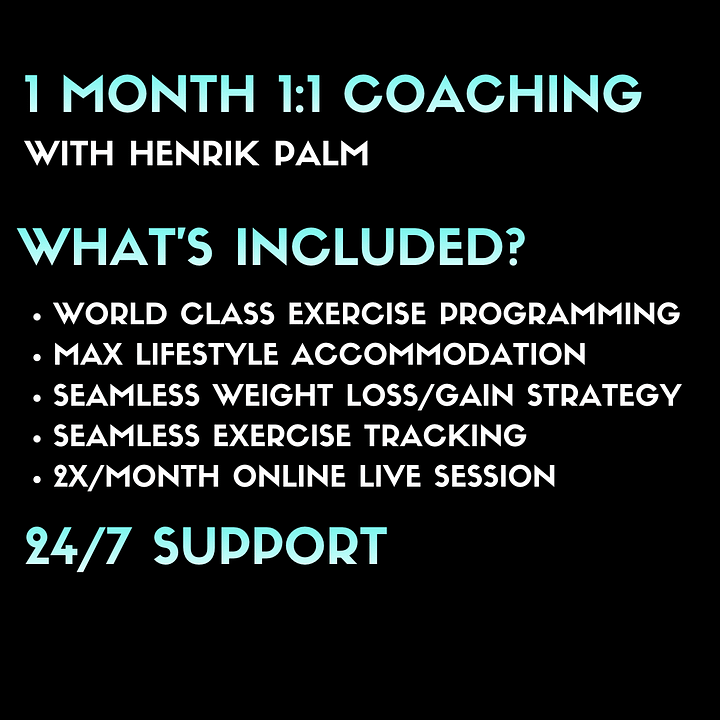 1 Month 1:1 Coaching product image (1)