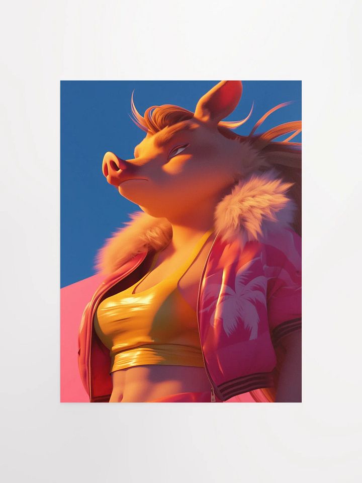 Confident Boar Fashion Poster product image (2)