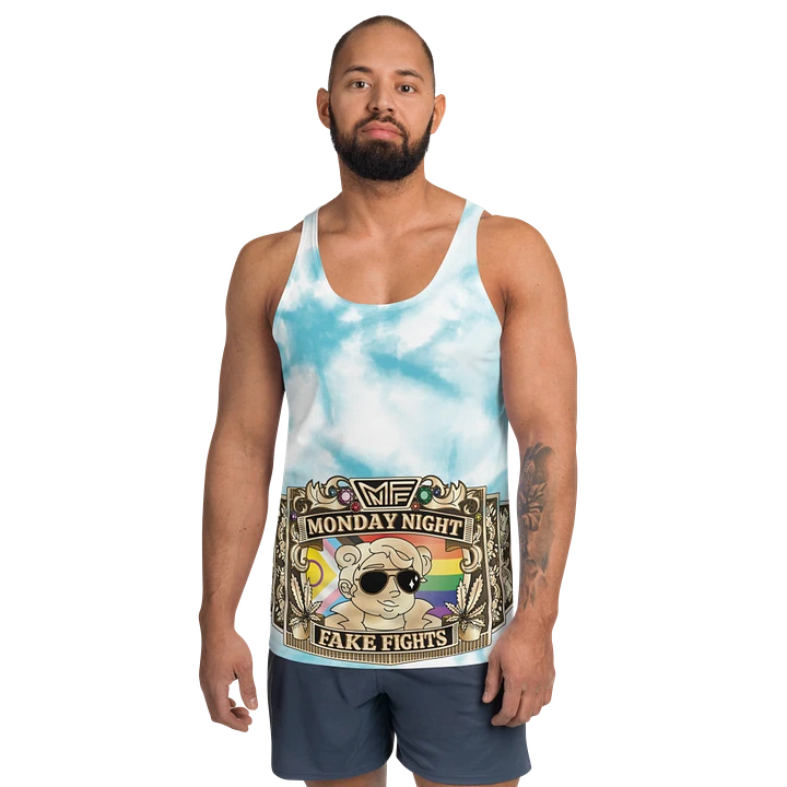 MNFF Championship belt Blue Tie Dye 