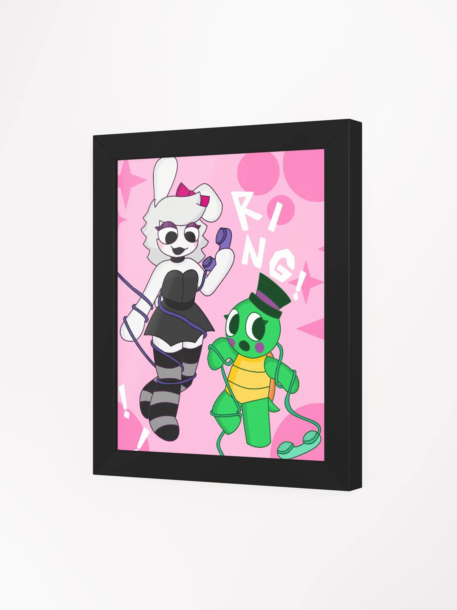 Slinky & Turtle RING! Framed Print 8x10 product image (3)
