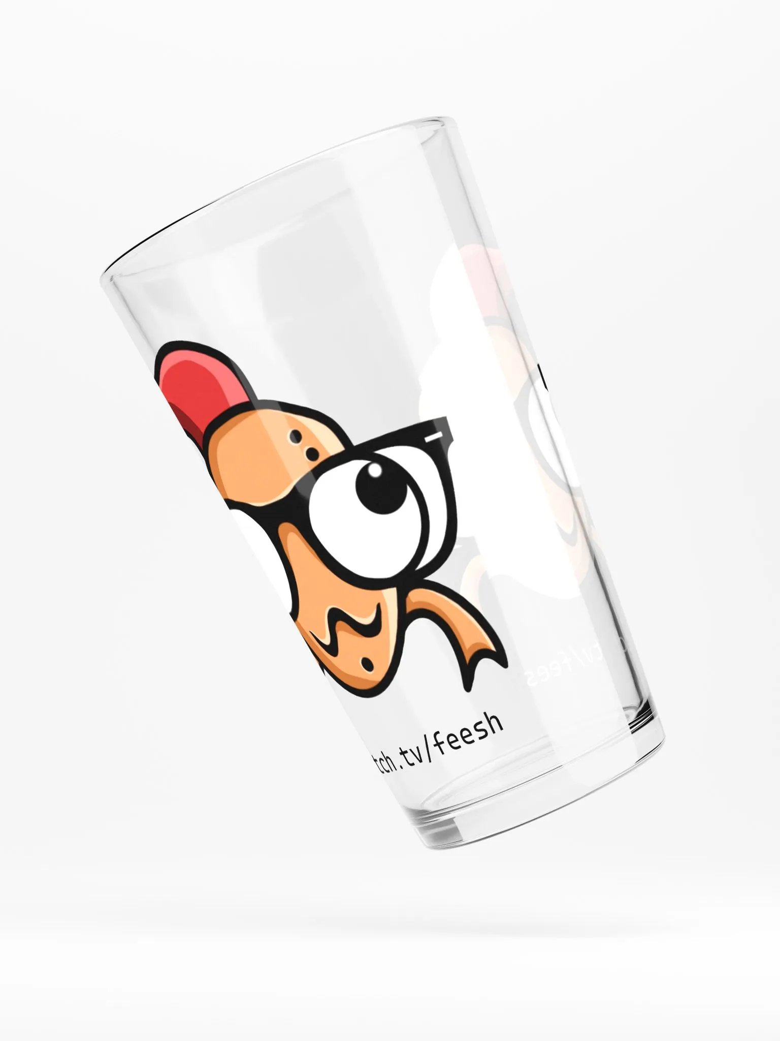FEESH Logo Pint Glass product image (2)