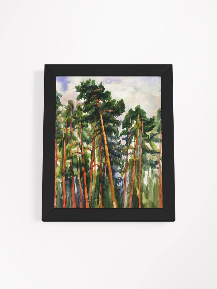 Enchanted Pine Forest Matte Poster - Bright Pines product image (5)