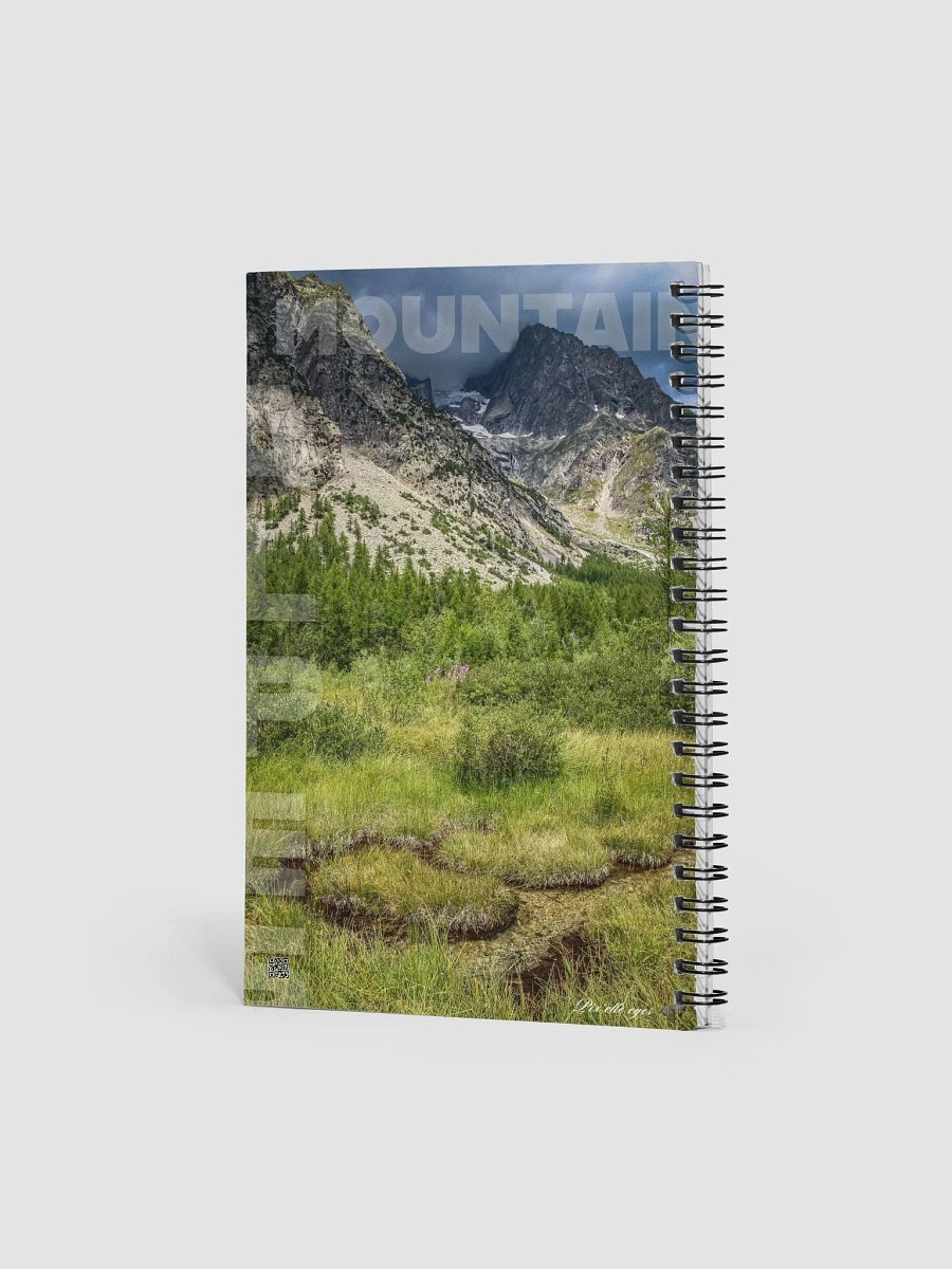 Notebook with Fine Art Photography – Courmayeur – French Alps – A5 Format product image (2)