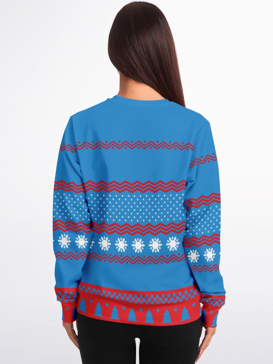 Meowy Christmas Cat Sweater | Funny Kitten Holiday Sweatshirt | Pet Lover Christmas Party Outfit | Cat Mom Winter Gift product image (2)