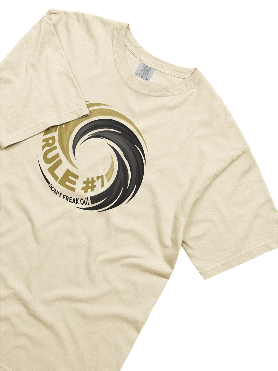 Rule #7 Statement Tee Black and Gold product image (44)