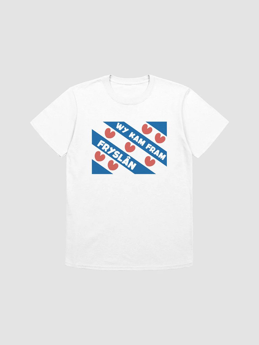 Wy kam fram Fryslân Flag - Shirt (white) product image (1)