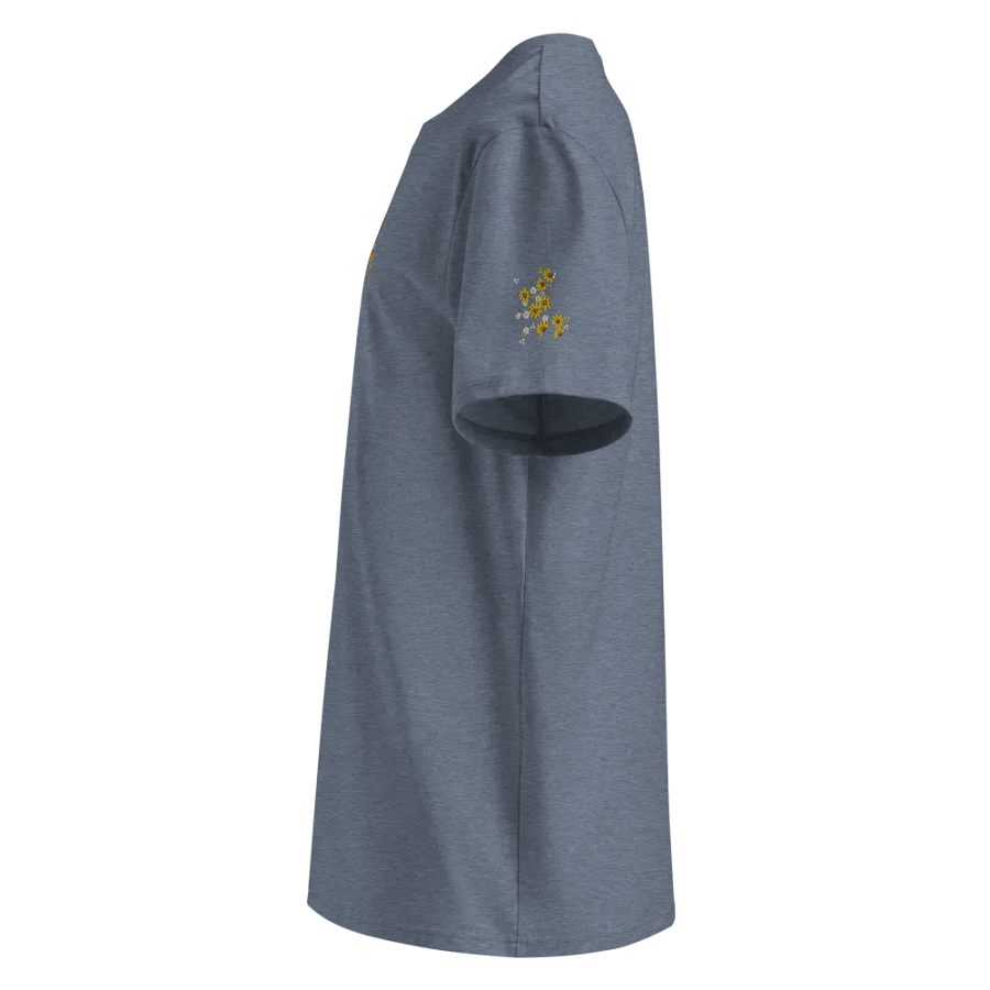 Whimsical Capybara and Daisy Flower Embroidered T-Shirt product image (8)