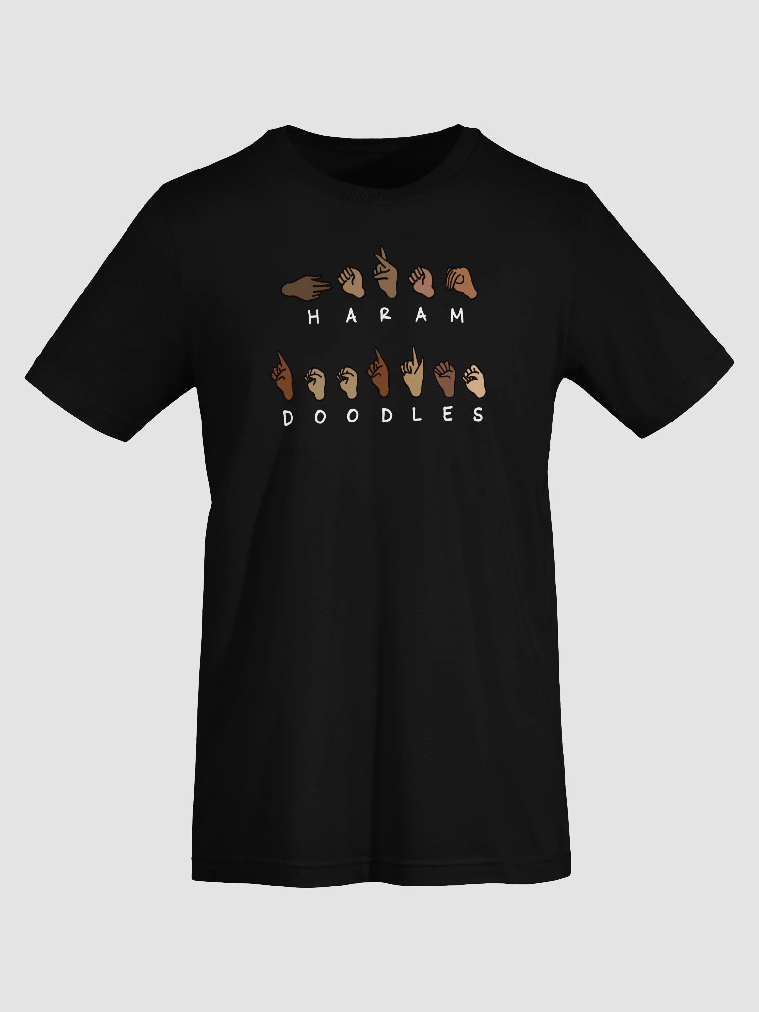 Haram Doodles in Sign Language Supersoft T-Shirt product image (7)