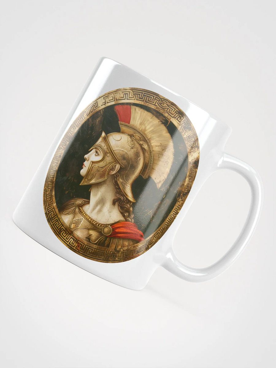 Athena - The Goddess of War and Wisdom White Glossy Mug product image (4)