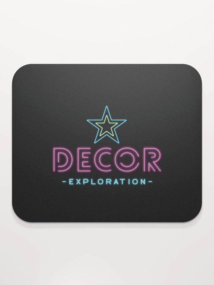 Decor Exploration Black Classic Mouse Pad product image (2)