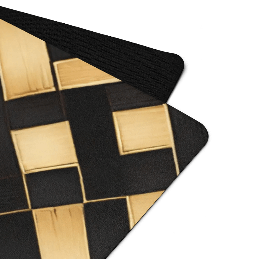 Bamboo and Ebony Grain Yoga Mat product image (5)