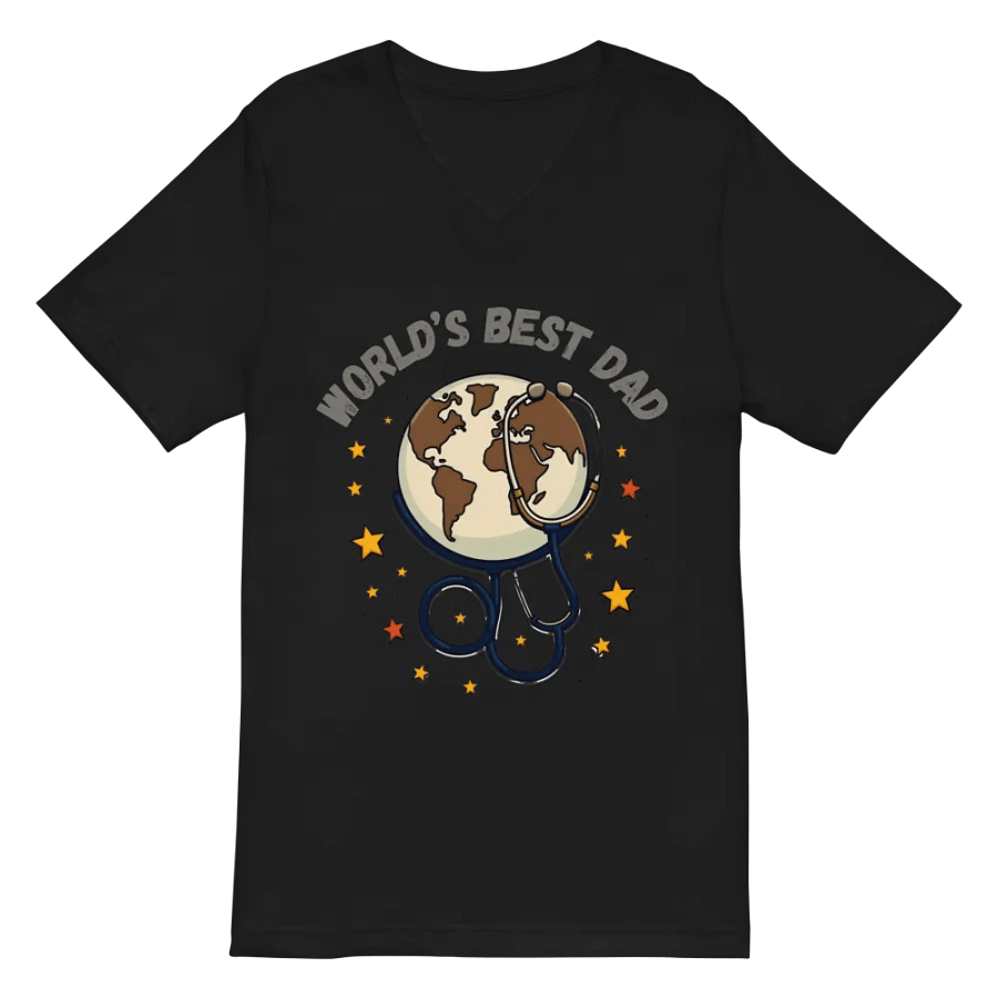 Globetrotting Dad V-Neck Tee product image (3)
