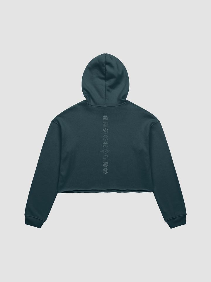 PW & vertical planets cropped hoodie product image (2)