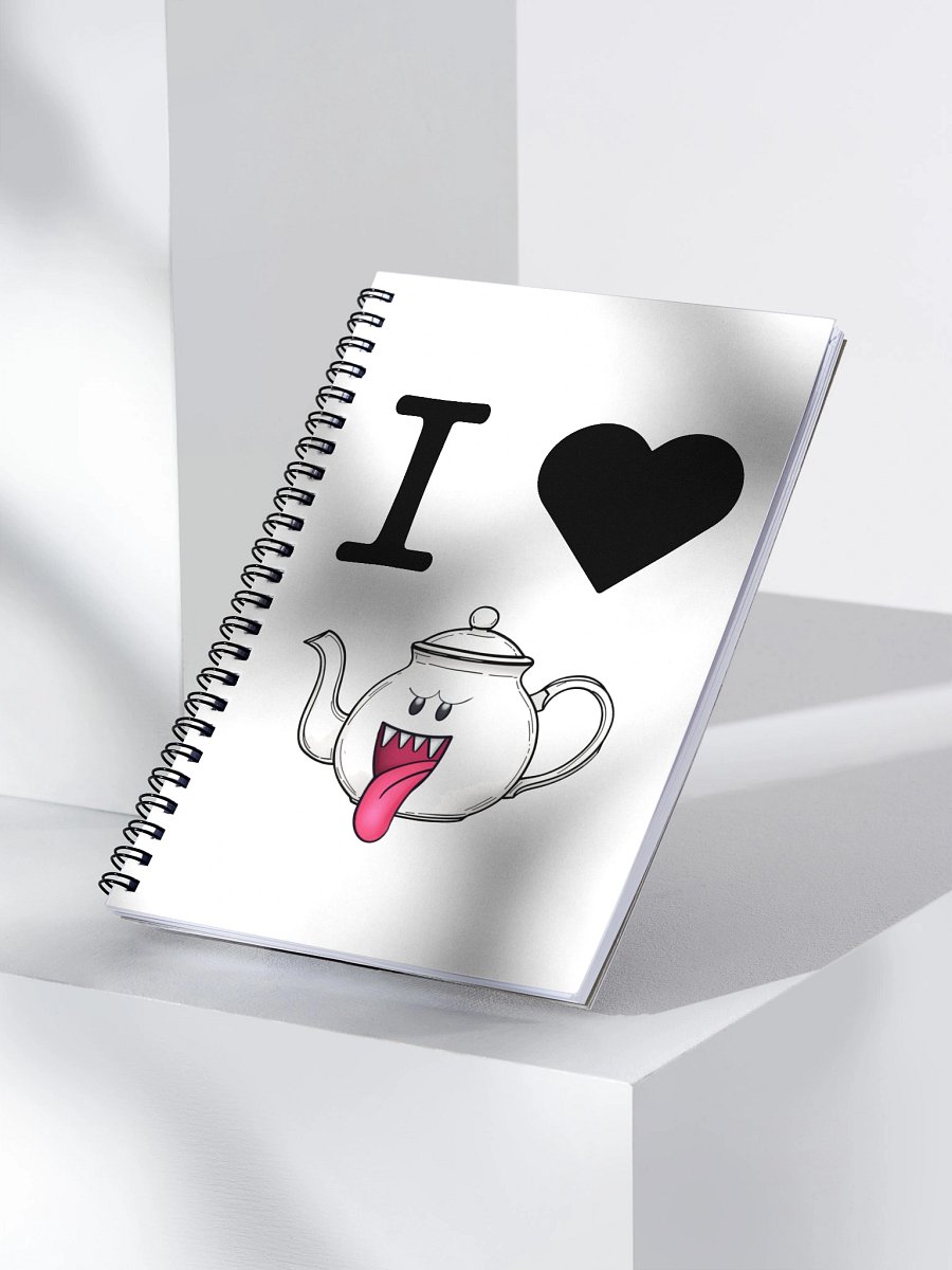 I Love Boo-Tea Spiral Notebook product image (3)