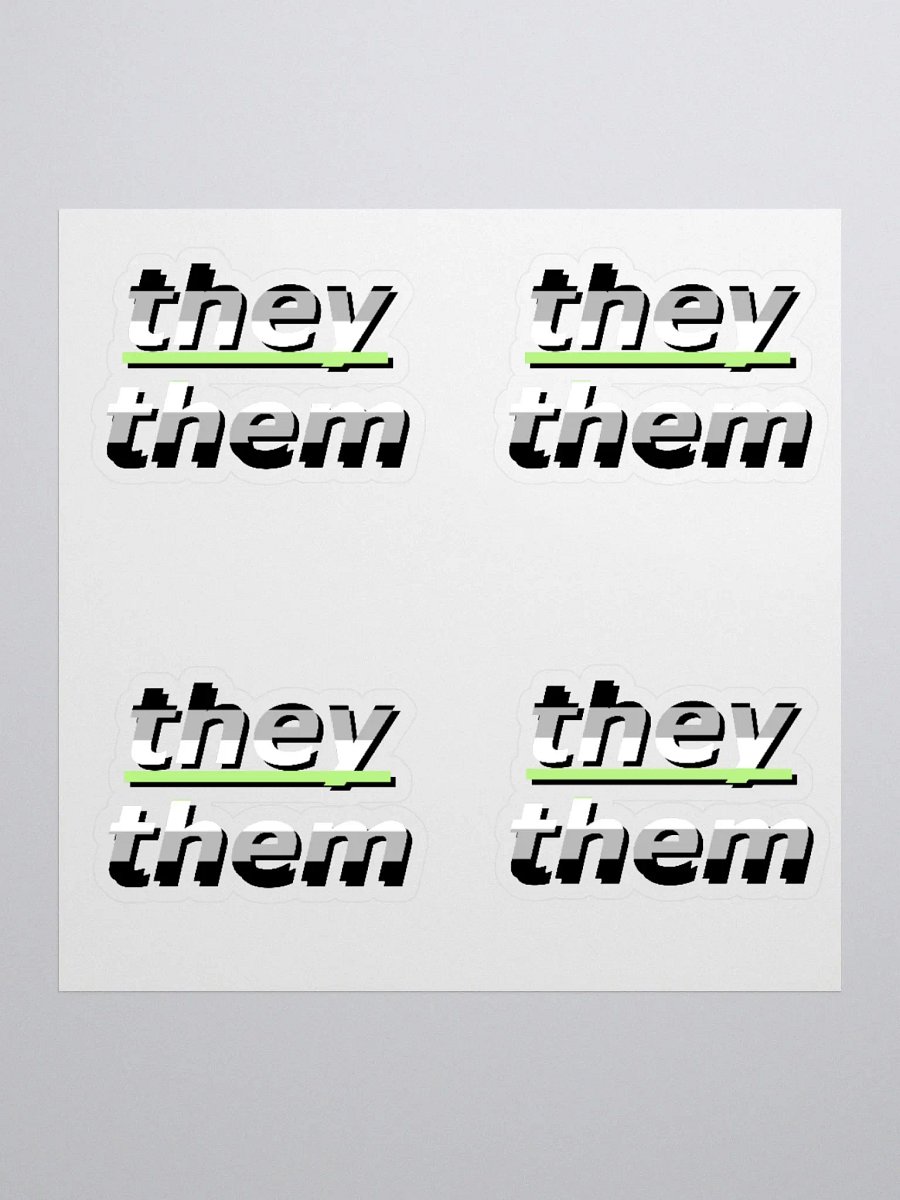 Pronouns: They/Them Agender product image (1)