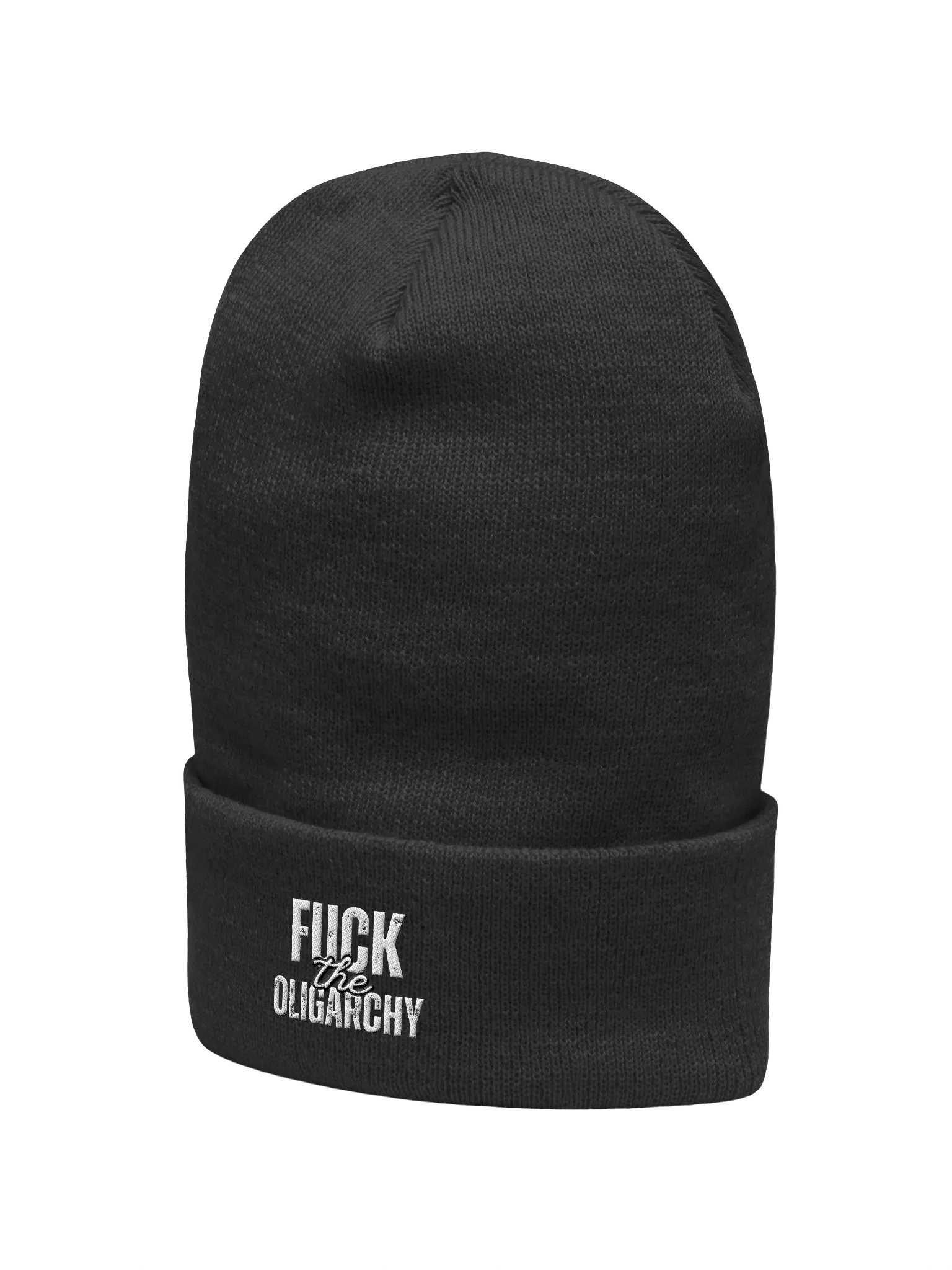 Fuck The Oligarchy Cuffed Beanie product image (8)