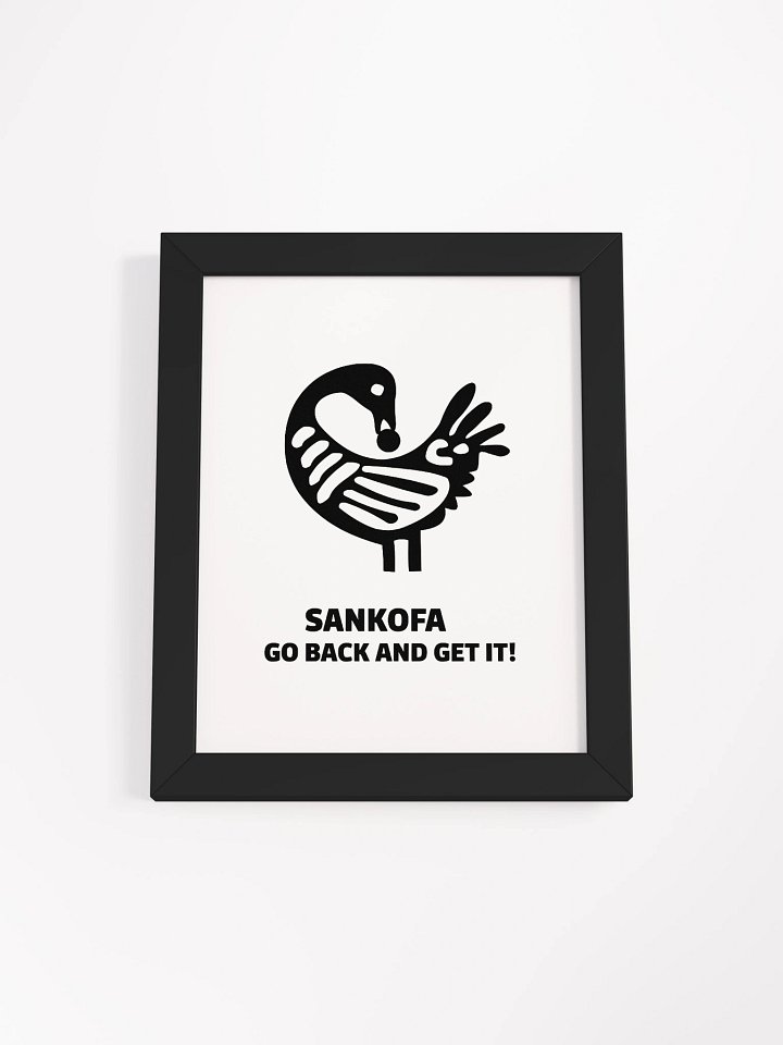 Sankofa Framed Poster product image (2)
